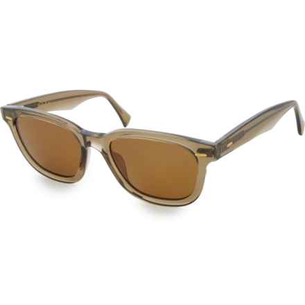 RAEN Myles Sunglasses - Polarized in Ghost/Vibrant Brown