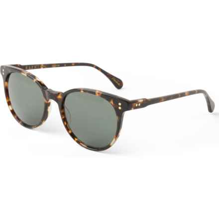 RAEN Norie Sunglasses (For Men and Women) in Brindle Tortoise/Green