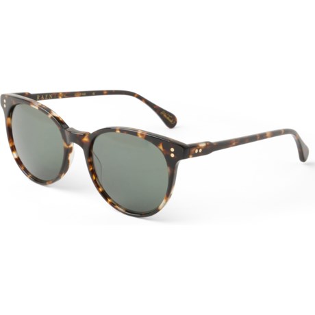 RAEN Norie Sunglasses (For Men and Women) in Brindle Tortoise/Green