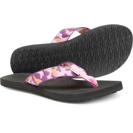 Rafters Girls Kauai Camo Sandals in Purple Multi