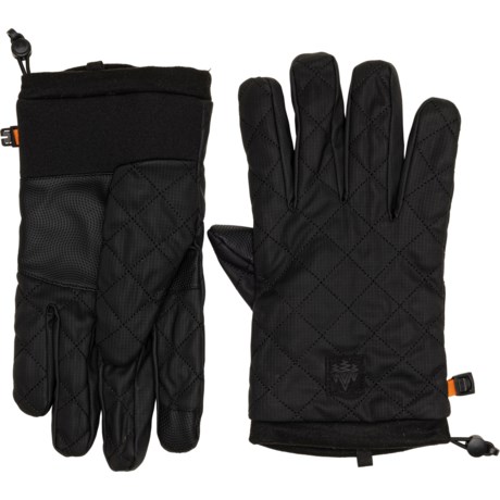 Rainforest Quilted Neo-Touch Cross Hatch Gloves - Insulated in Black