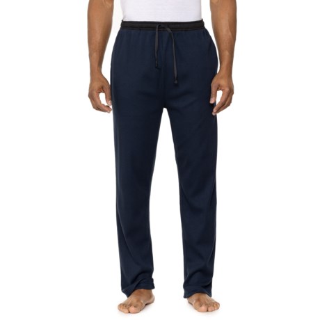 Rainforest Relaxed Fit Waffle-Knit Lounge Pants in Navy