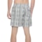 9UUKW_2 Rainforest Seersucker Palm Swim Trunks- 6", Built-In Liner Short