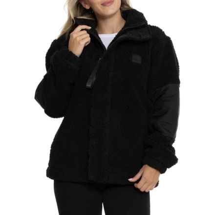 RAINS Kofu Fleece Jacket in Black