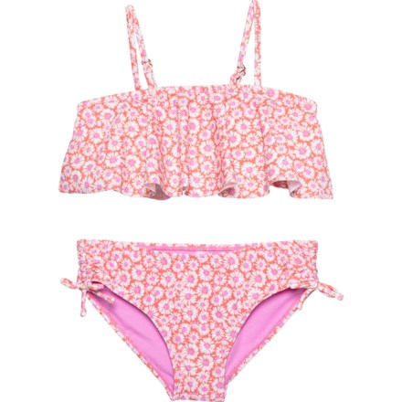Buy Voberry Children Kids Girls Bikini Beach Straps Swimsuit Tops+Shorts  Swimwear Set Red at