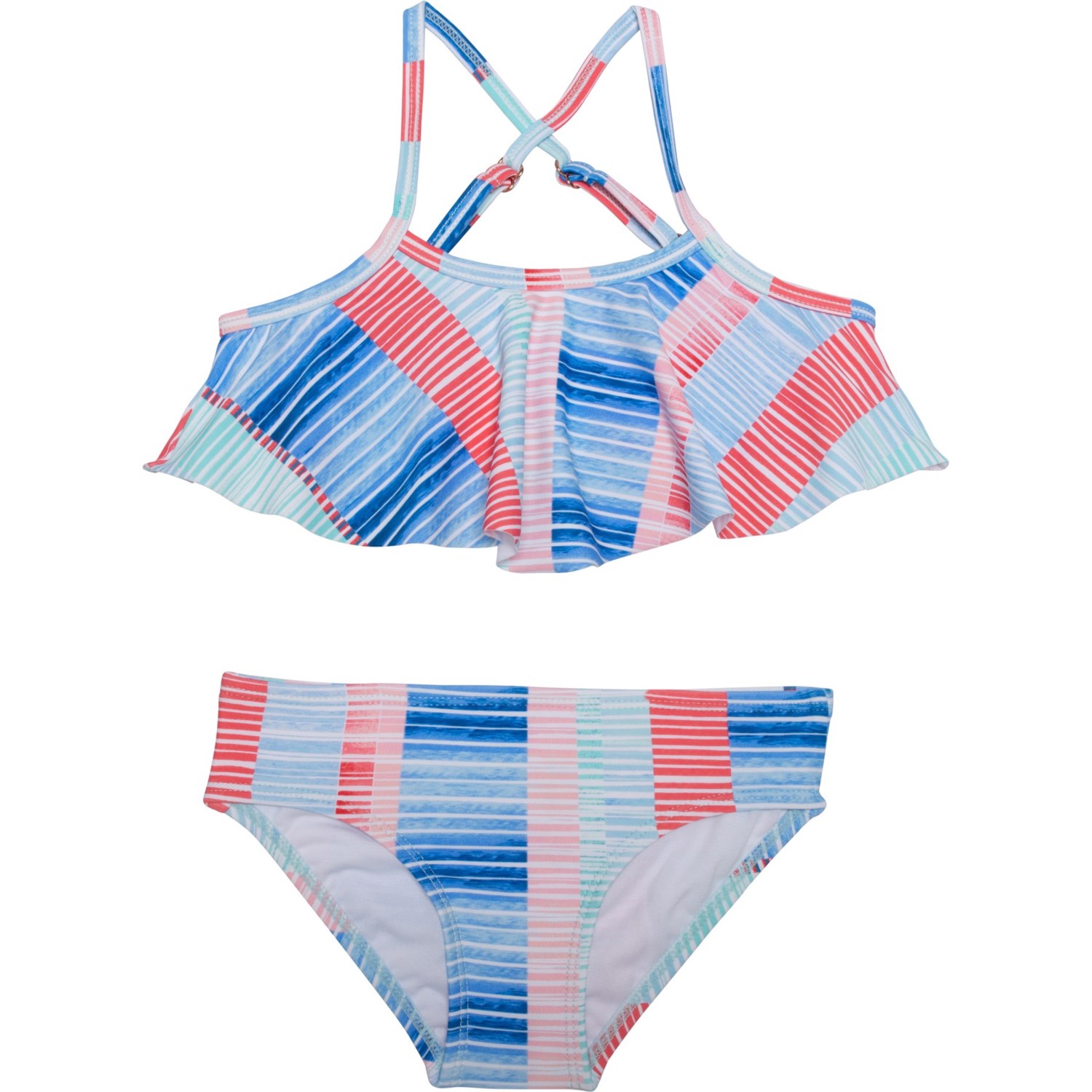 Raisins Point Loma Bikini Set (For Little Girls) - Save 46%