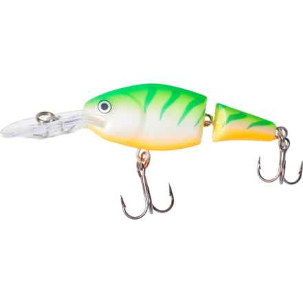 Rapala Jointed Shad Rap Lure - 1-1/2” in Green Tiger Uv - Closeouts