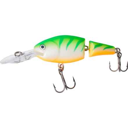 Rapala Jointed Shad Rap Lure - 1-1/2” in Green Tiger Uv - Closeouts