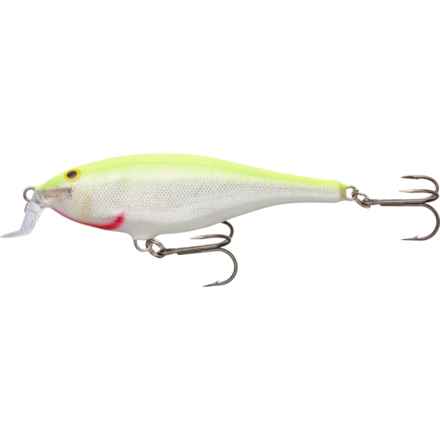 Rapala Shallow Shad Rap Lure - 3 1/2” in Silver Fluorescent Chartreuse