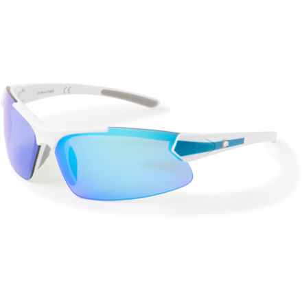 Rawlings Youth 107 Mirror Sunglasses (For Boys and Girls) in White/Blue