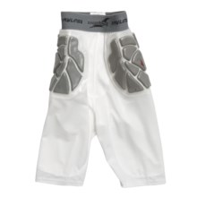 Rawlings Zoombang Compression Padded Girdle Shorts - 3-Piece (For Youth) in White - Closeouts