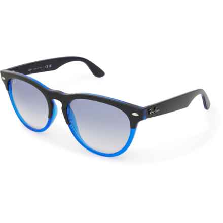 RAY BAN DNU Made in Italy Iris 0RB4471 (8056597718042) Sunglasses in Black On Transparent Blue/Clear Light Blue Gradien