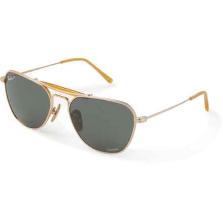Ray-Ban Frank RB8064 (056597389655) Sunglasses - Polarized (For Men and Women) in Polar Dark Green
