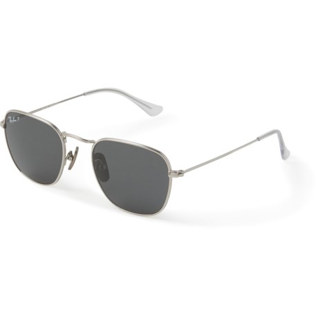 Ray-Ban Frank RB8157 (056597431170) Titanium Sunglasses - Polarized (For Men and Women) in Black