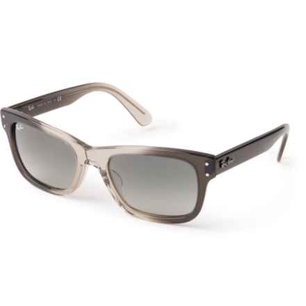 Ray-Ban Made in Italy RB2283 (056597557542) Mr. Burbank Sunglasses - Polarized (For Women) in Gradient Grey