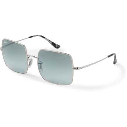 Ray-Ban Made in Italy Square RB1971 (056597054027) Sunglasses (For Women) in Photo Azure Gradient Blue