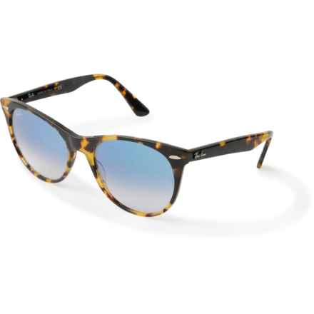 Ray-Ban Made in Italy Wayfarer II RB2185 (056597462808) Sunglasses (For Men and Women) in Clear Gradient Blue