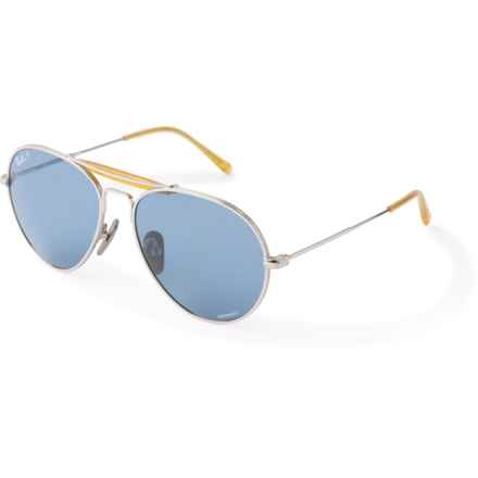 Ray-Ban Made in Japan Titanium Aviator RB8063 (056597389631) Sunglasses - Polarized in Silver