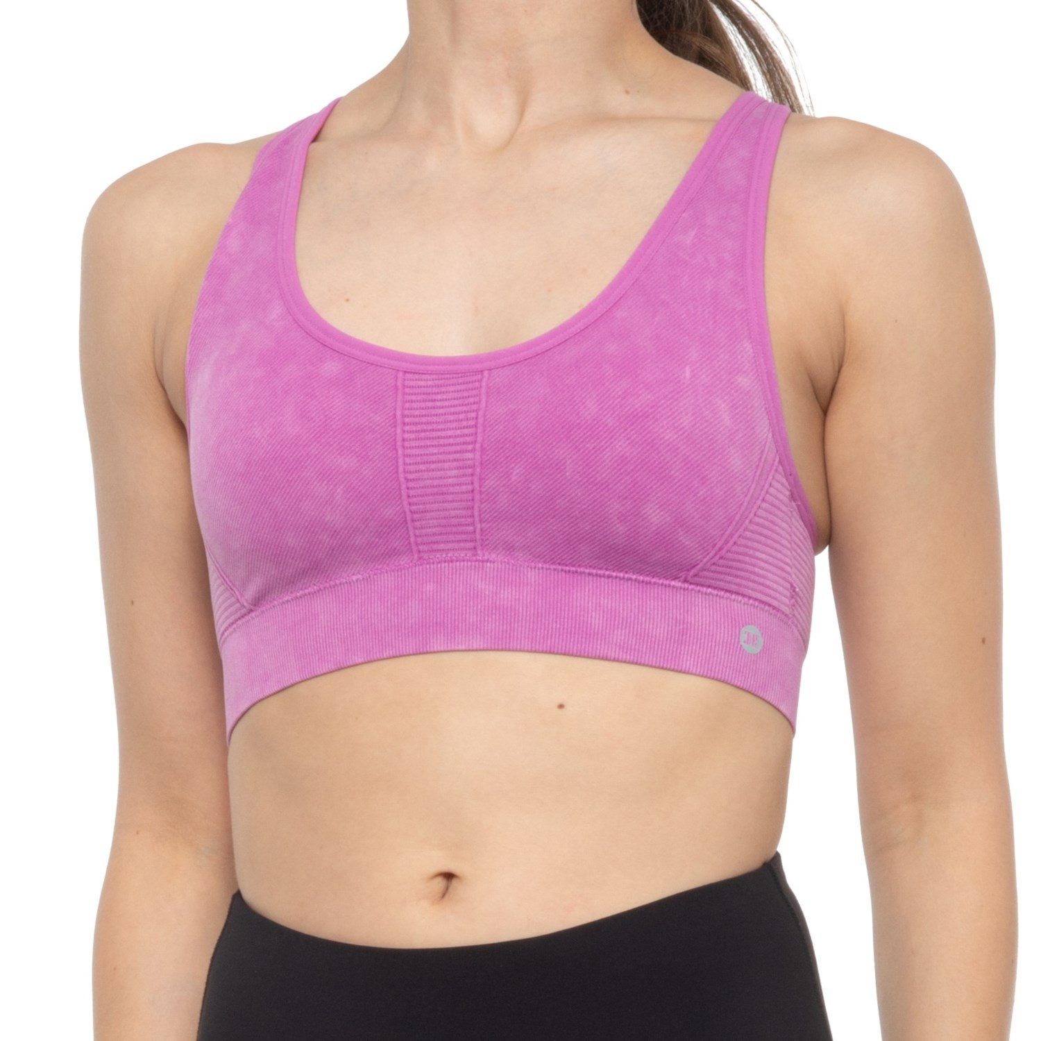 magenta sports bra