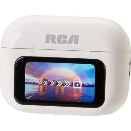 RCA ANC Touch True Wireless Earbuds in White