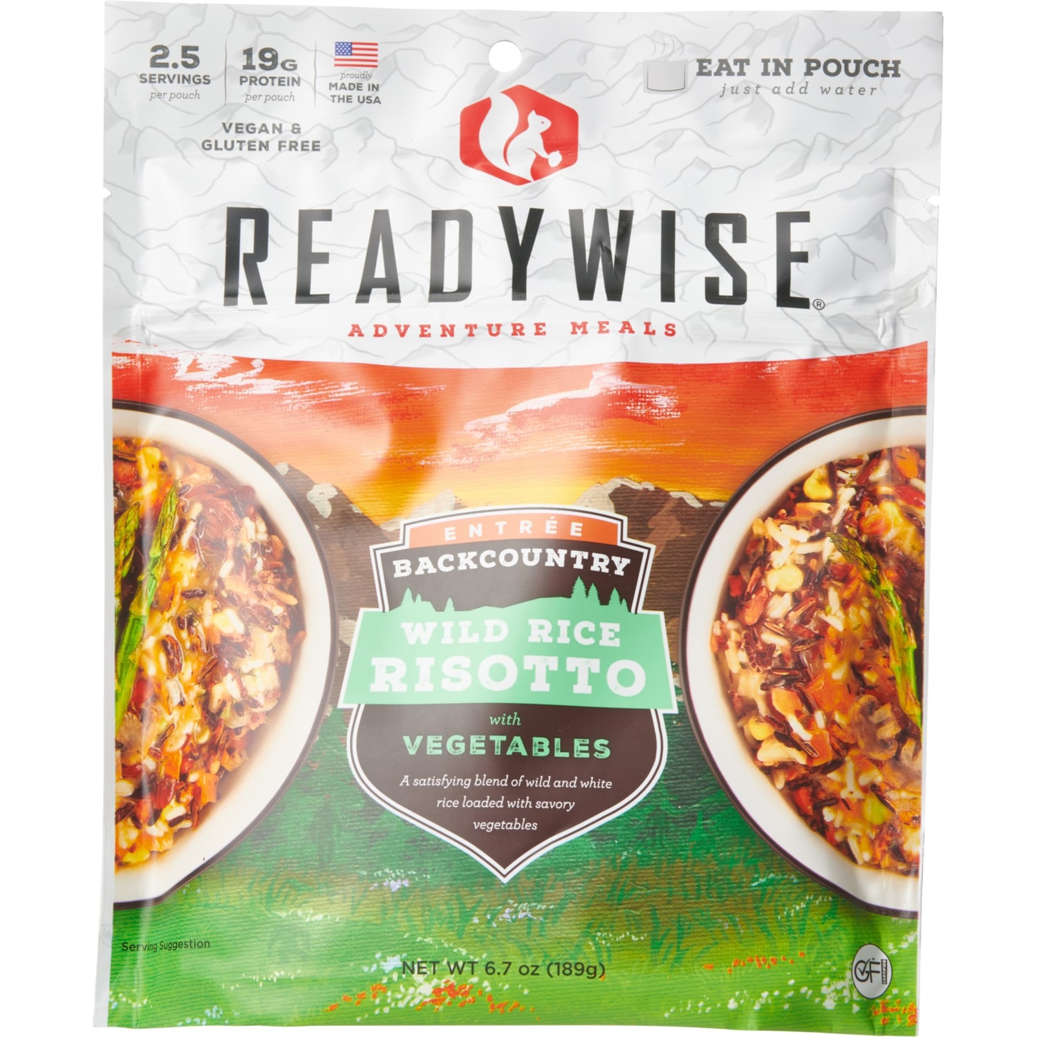 Ready Wise Backcountry Wild Rice Risotto Meal - 2.5 Servings - Save 24%