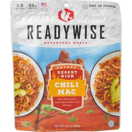 Ready Wise Desert High Chili Mac with Beef Meal - 2.5 Servings in Mutli