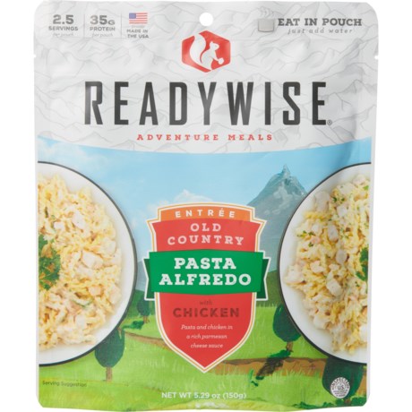 Ready Wise Old Country Pasta Alfredo with Chicken Meal - 2.5 Servings in Mutli