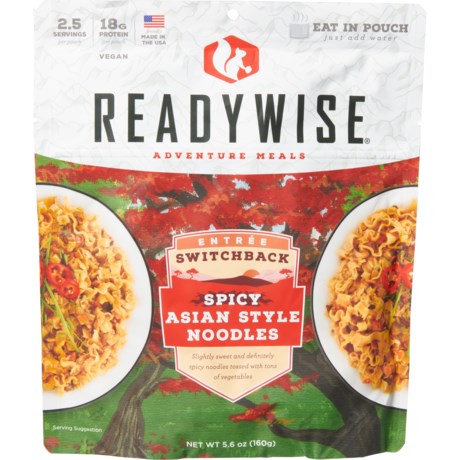 Ready Wise Switchback Spicy Asian Style Noodles Meal - 2.5 Servings in Multi