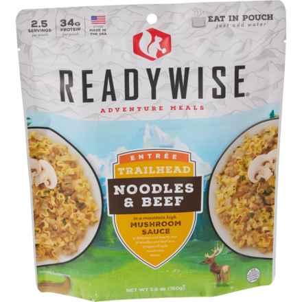Ready Wise Trailhead Noodles and Beef Meal - 2.5 Servings in Multi