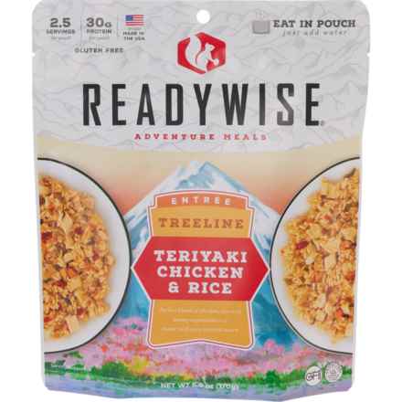 Ready Wise Treeline Teriyaki Chicken and Rice Meal - 2.5 Servings in Multi