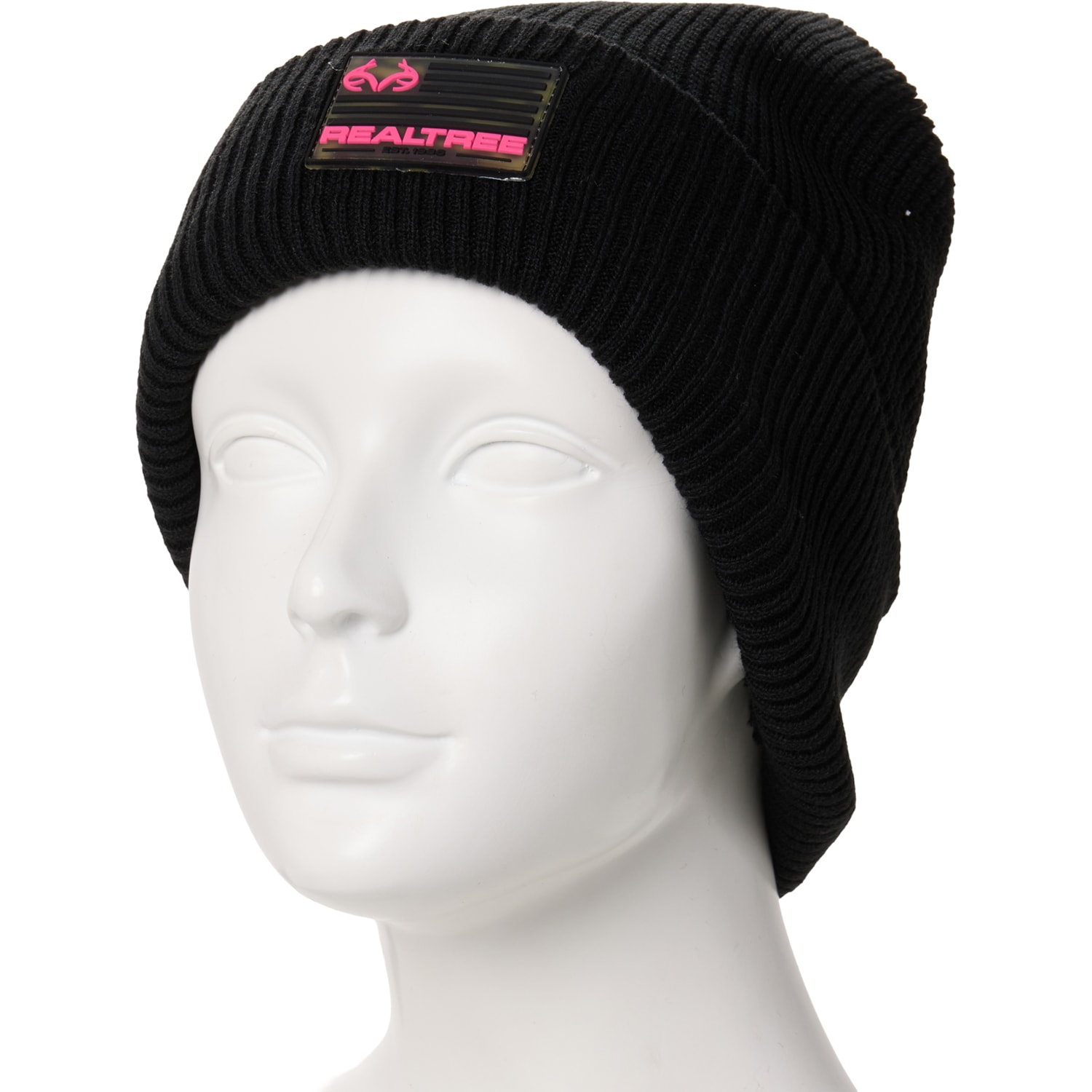 3-Pack Real Tree Ribbed Cuff Pink Green Black Beanie Hat Sz OS Realtree Beanie - Etsy main image 3