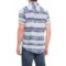493CH_2 Rebel James & Charli Stripe Print Shirt - Short Sleeve (For Men)