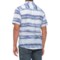 493CH_3 Rebel James & Charli Stripe Print Shirt - Short Sleeve (For Men)