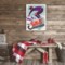 347UD_2 Recessed Box Ski Colorado Vintage Art Print - 18x24”