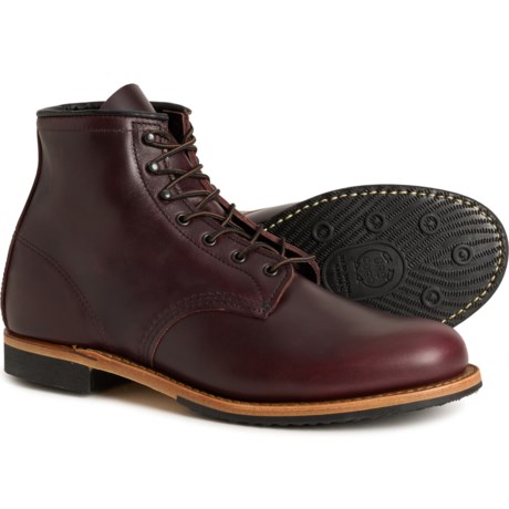 Red Wing 6” Beckman Round-Toe Boots - Leather, Factory 2nds (For Men) in Black Cherry