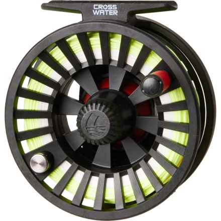 Redington Crosswater 4-6wt Fly Fishing Reel - Pre-Loaded with 5wt Line in Charcoal