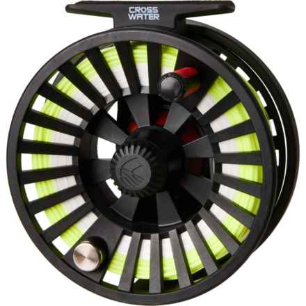 Redington Crosswater 7-9wt Fly Fishing Reel - Pre-Loaded with 8wt Line in Black
