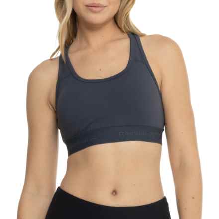 Reebok All Action Sports Bra - Racerback, Medium Impact in India Ink