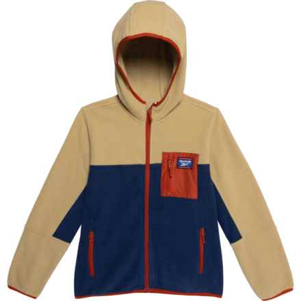 Reebok Big Boys Polar Fleece Jacket in Sand