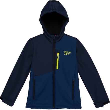 Reebok Big Boys Sherpa Bonded Softshell Jacket in Vector Navy