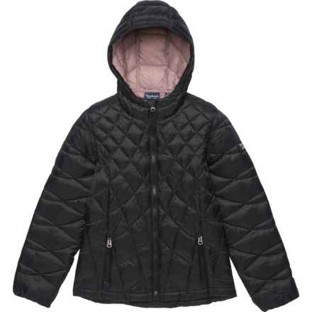 Reebok Big Girls Glacier Shield® Packable Jacket - Insulated in Black