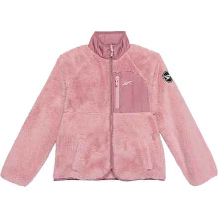 Reebok Big Girls Heavy Mountain Jacket in Mauve