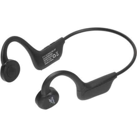 Reebok Bone Conduction Wireless Headphones with Digital Display in Black