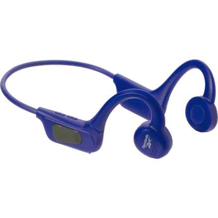 Reebok Bone Conduction Wireless Headphones with Digital Display in Blue
