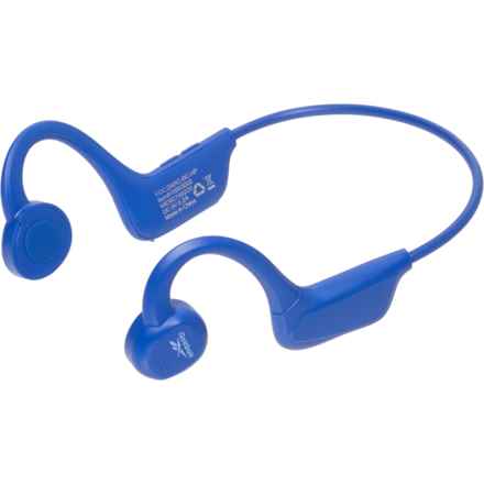 Reebok Bone Conduction Wireless Headphones with Digital Display in Blue