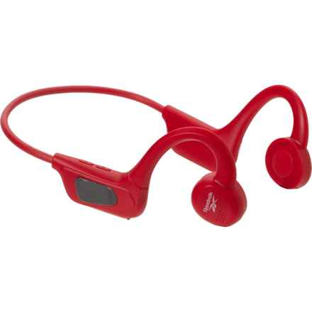 Reebok Bone Conduction Wireless Headphones with Digital Display in Red