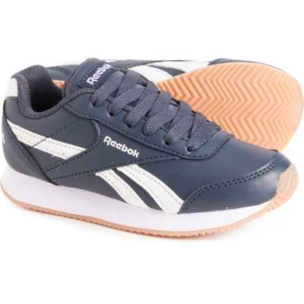 Reebok Boys Classic Jogger Sneakers in Navy/White