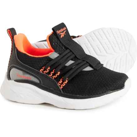 Reebok Boys Flight Line 2 Sneakers - Slip-Ons in Black/Orange/Flare