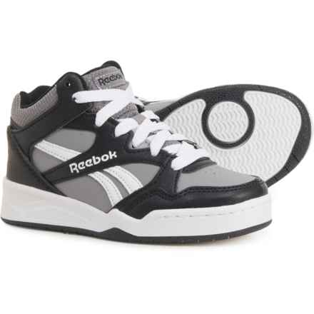 Reebok Boys High-Top Sneakers in Black/Grey