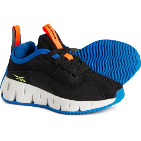 Reebok Boys Zig Dynamica Running Shoes in Black Multi